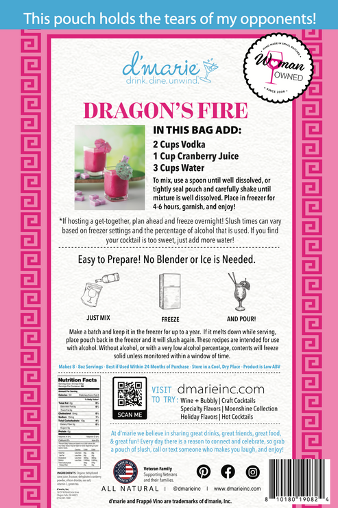 Cocktail Slush Mix | Dragons Fire