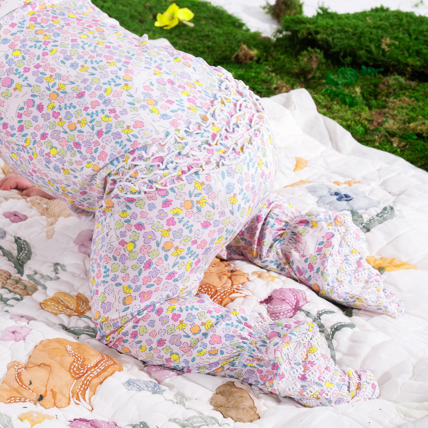 Magnetic Me Ruffle Footie | Bunny Blossom