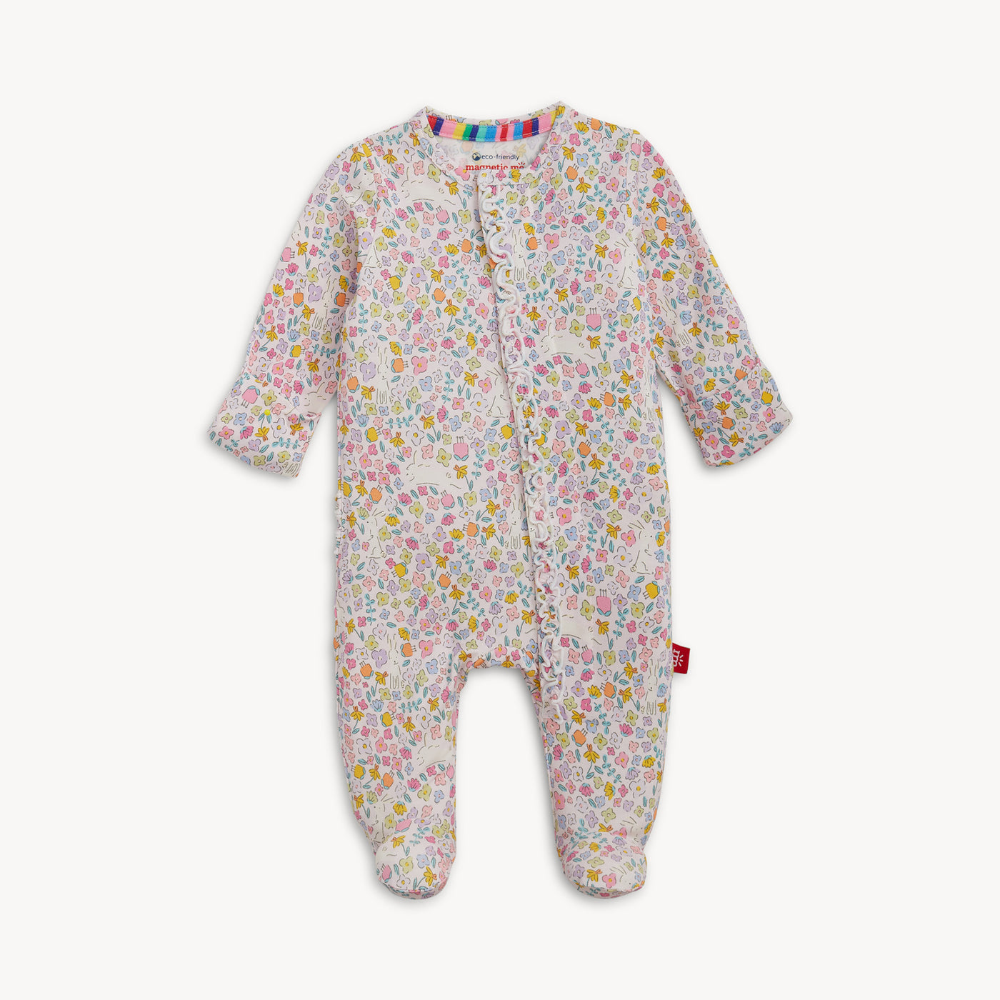 Magnetic Me Ruffle Footie | Bunny Blossom