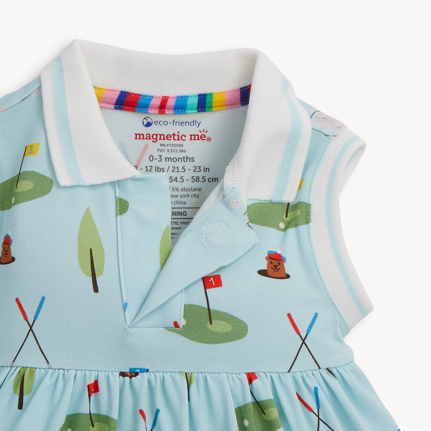 Magnetic Me Polo Bodysuit Dress | Gopher It
