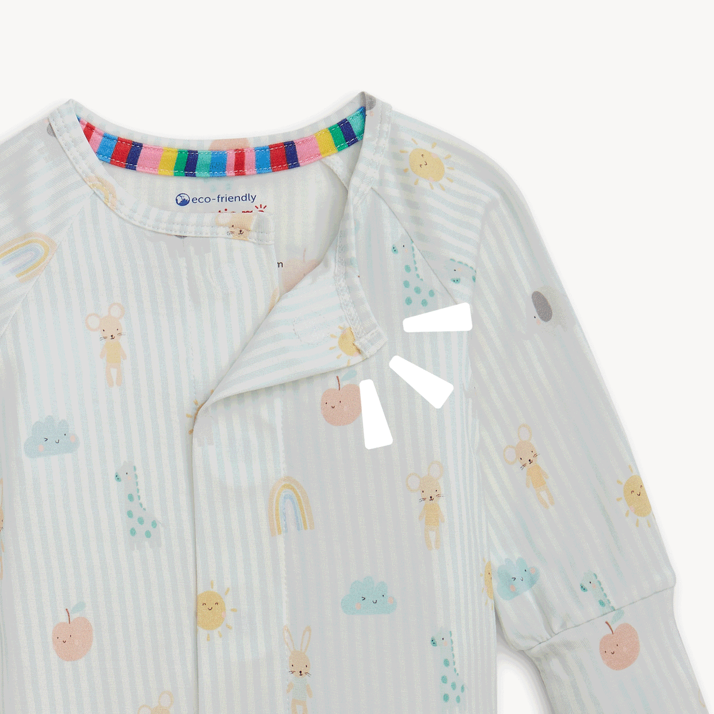 Magnetic Me Footie | Lullaby Sky Blue