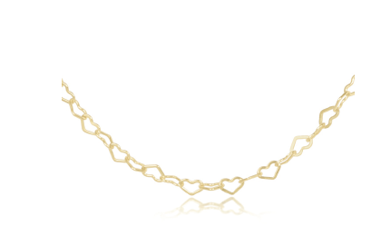 15" Choker Love Chain | Gold