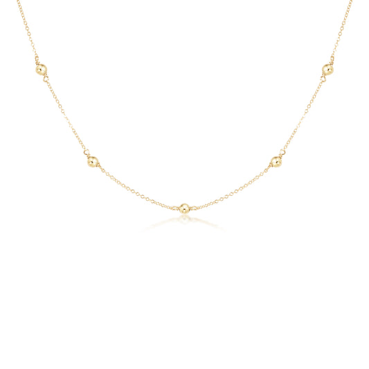 15" Choker Simplicity Chain Gold - Classic 4mm Gold