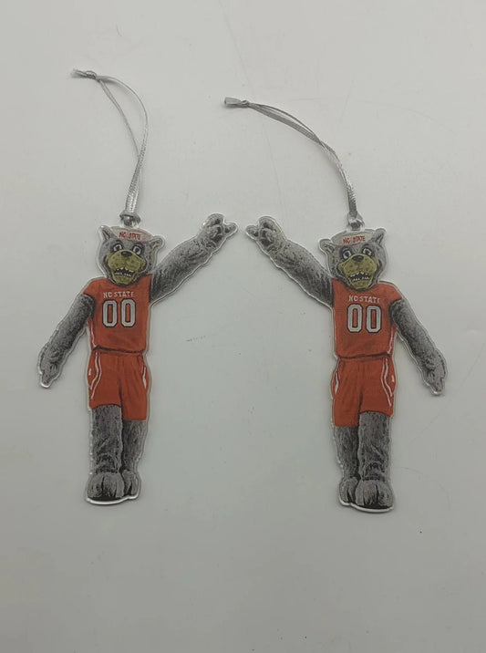 Acrylic Ornament | N.C. State Mascot