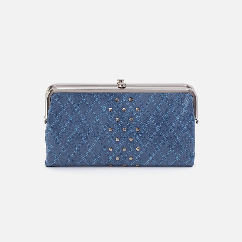 Lauren Clutch-Wallet - Azure