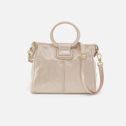 Sheila | Medium Satchel | Sand Shimmer