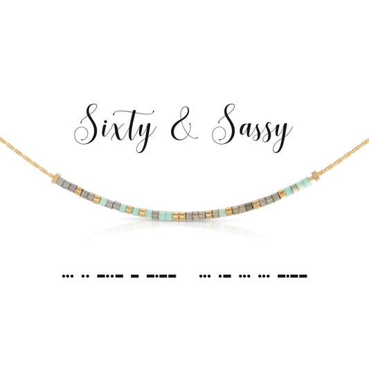 Dot and Dash Necklace - Sixty & Sassy