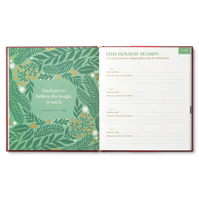 Our Holidays - A Keepsake Book of Memories