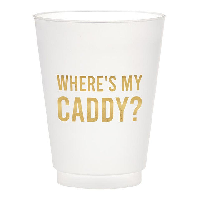 Frosted Party Cups | Where's My Caddy?