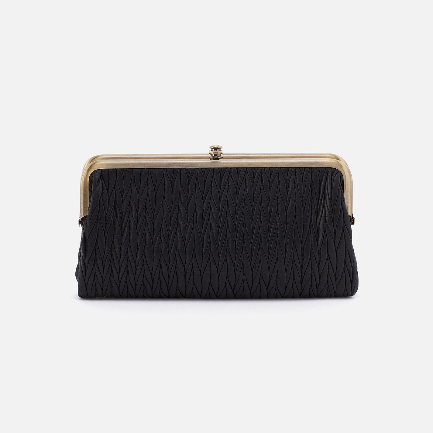 Lauren Clutch-Wallet - Pleated Black