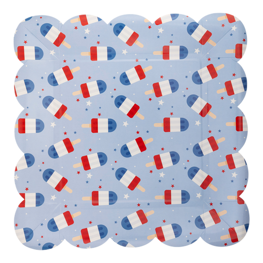 Paper Plates | Blue Popsicles