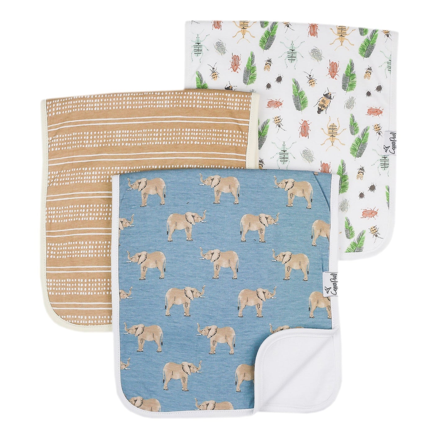 Burp Cloth Set | Peanut