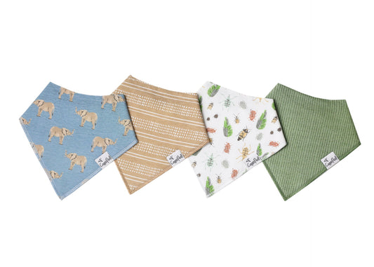 Bandana Bib Set | Peanut