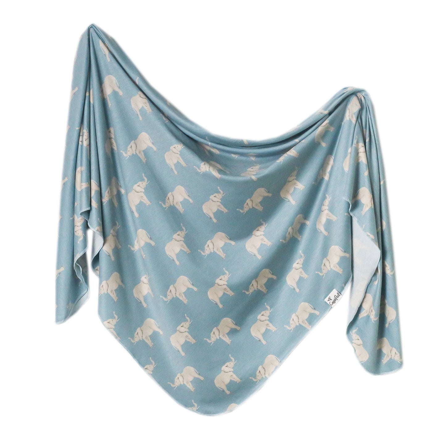 Knit Swaddle Blanket | Peanut