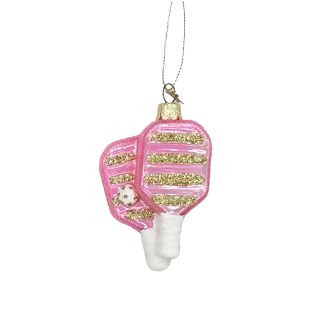 Ornament | Pink & Green Pickleball