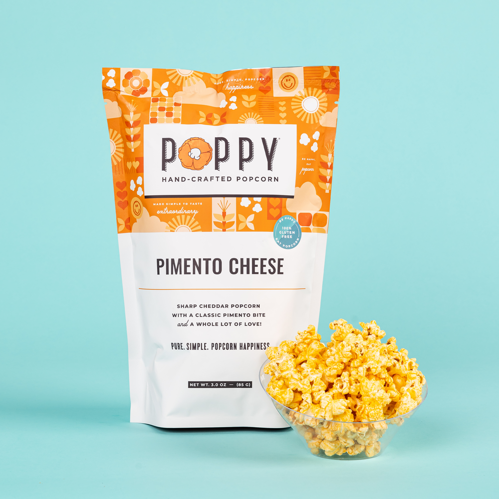 Pimento Cheese Poppy Popcorn