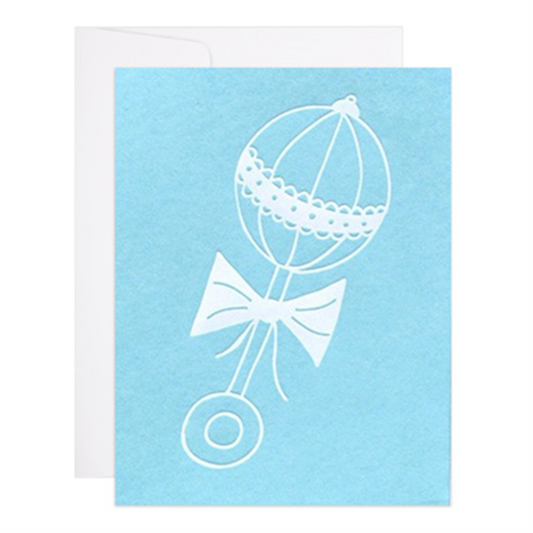 Baby Rattle Card