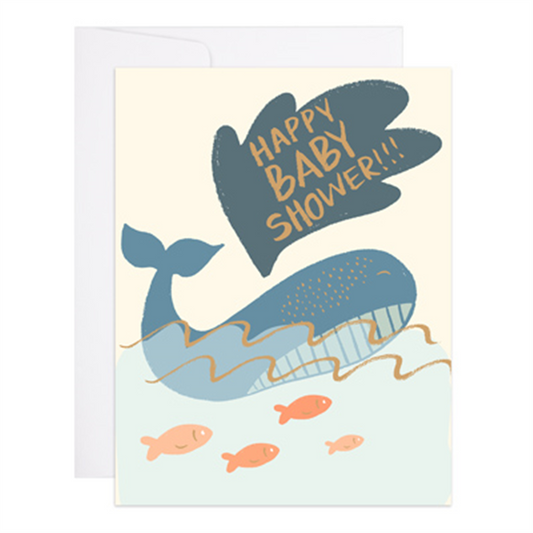 Whale Baby Card