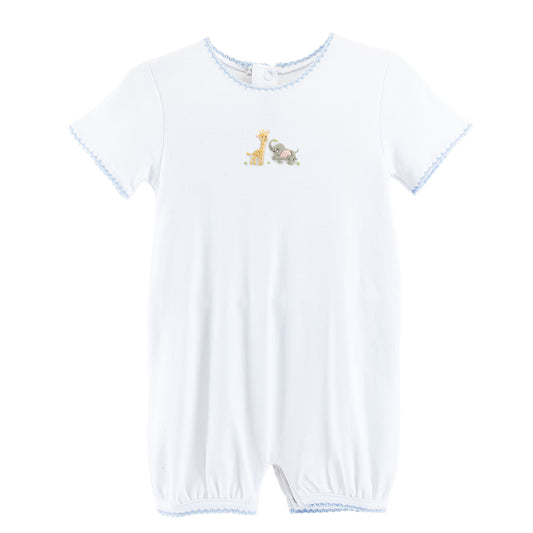 Embroidered Romper - Safari Adventure