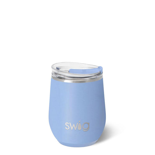 12oz Stemless Wine Cup | Shimmer Periwinkle