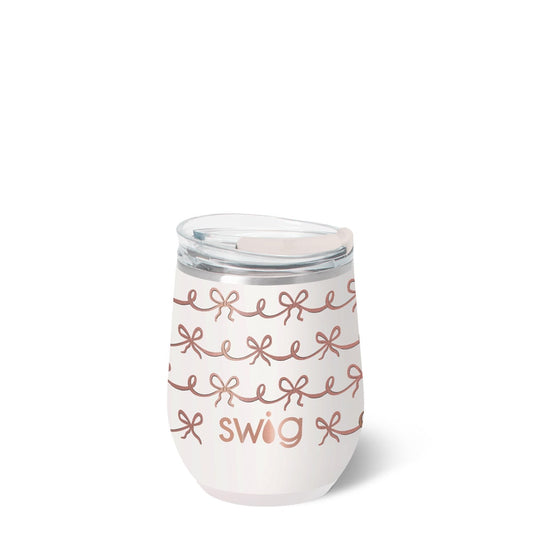 12oz Stemless Wine Cup | Pretty in Pink