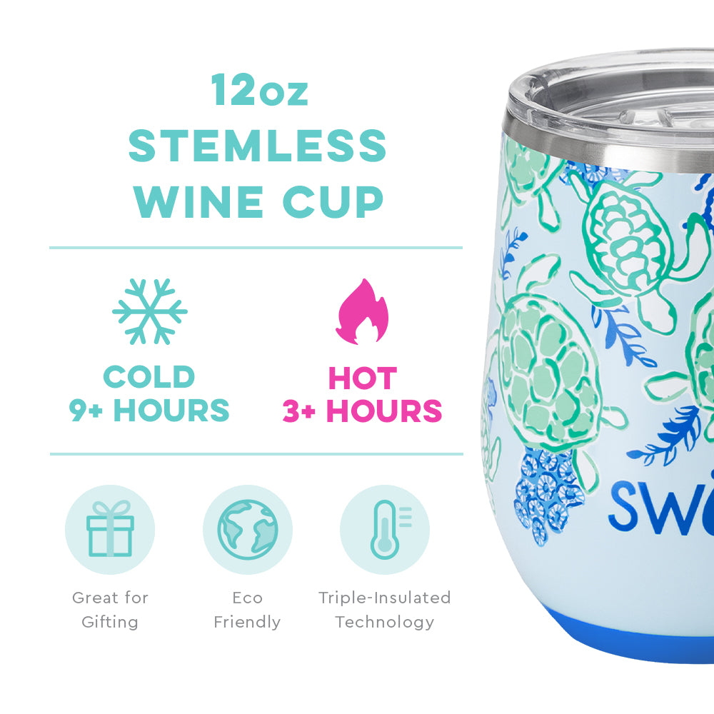12oz Stemless Wine Cup | Shell Yeah
