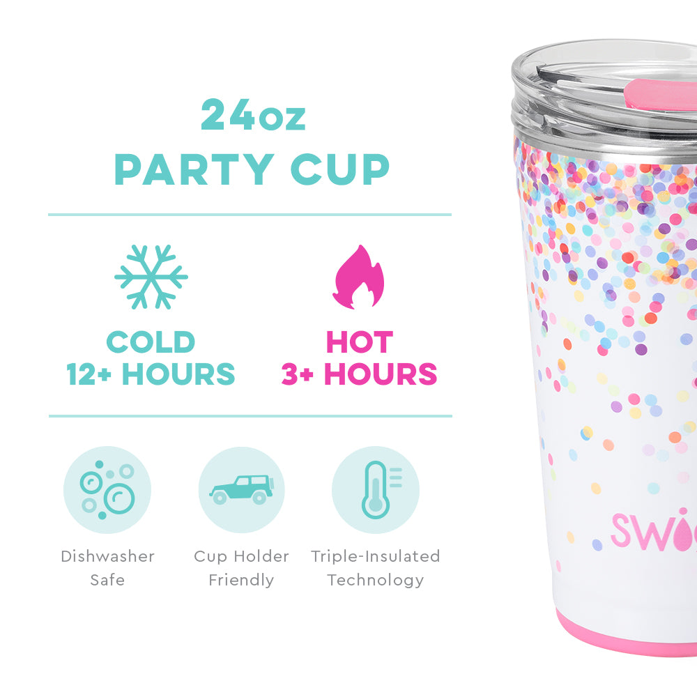 24oz Party Cup | Confetti