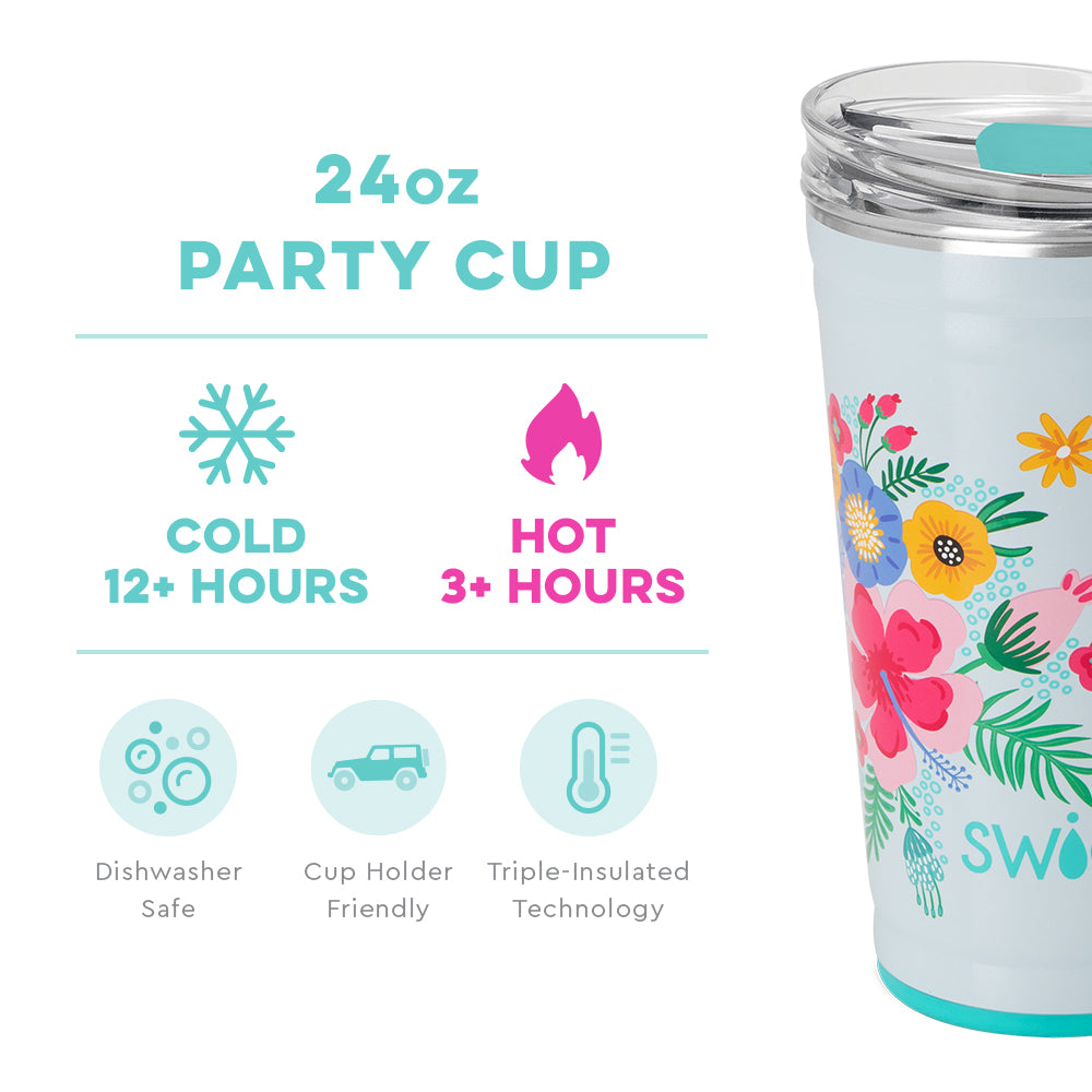 24oz Party Cup | Island Bloom