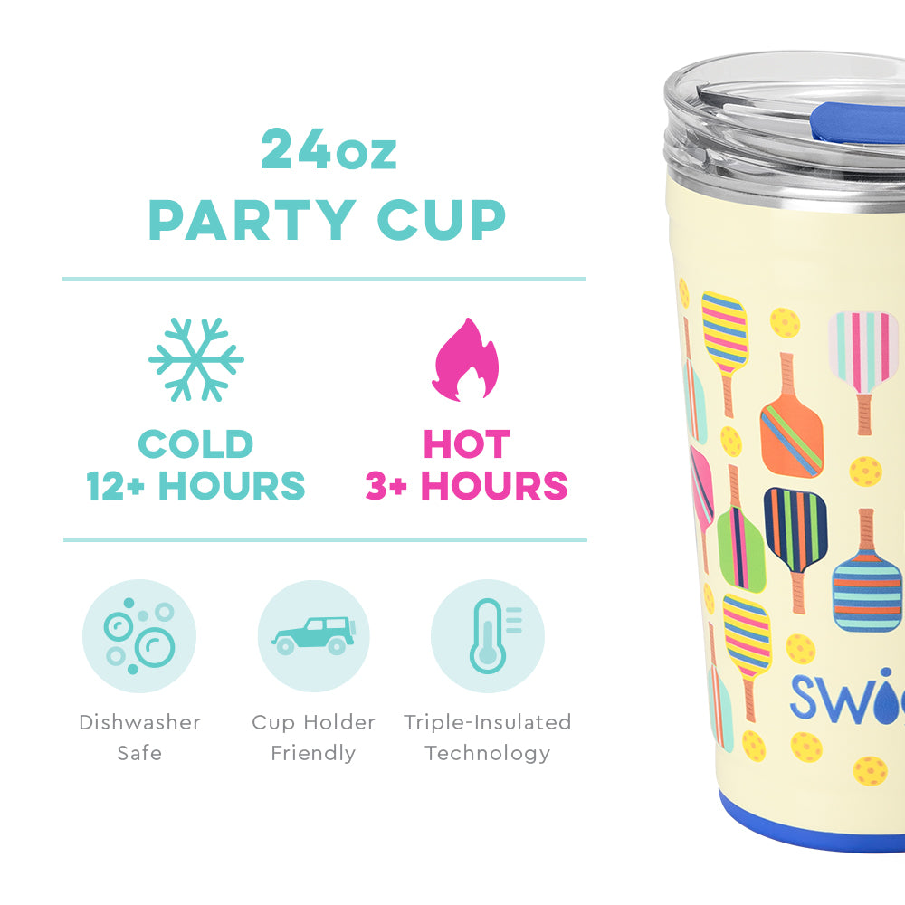 24oz Party Cup | Pickleball