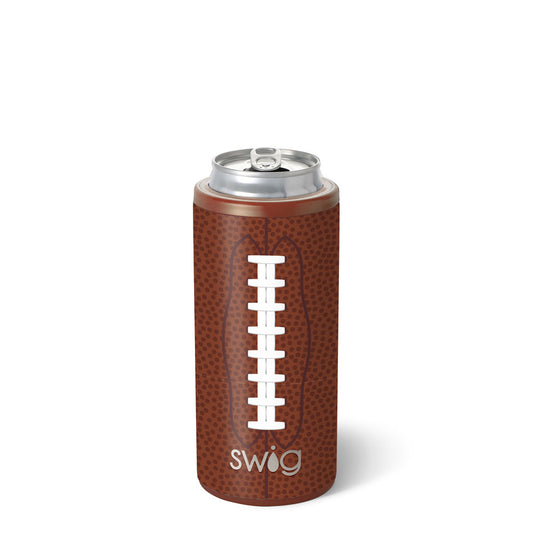 12oz Skinny Can Cooler | Football
