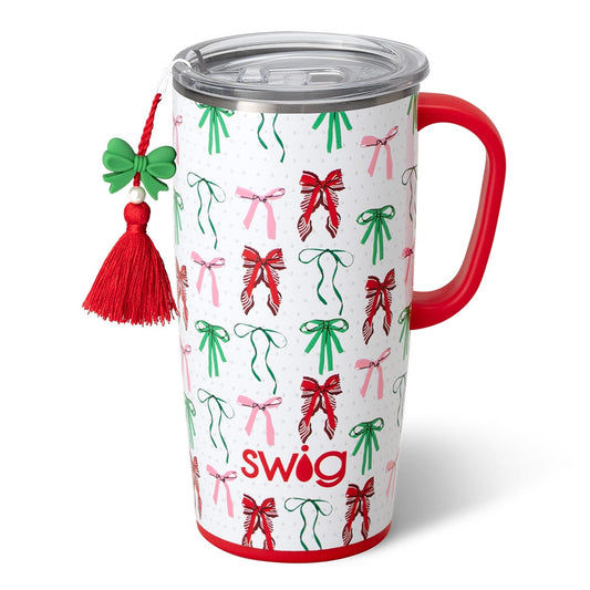 22oz Travel Mug | Ribbons and Bows