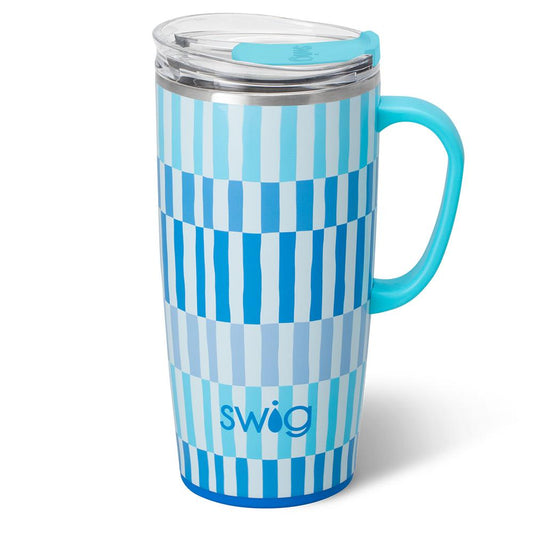 22oz Travel Mug | Glacier Stripe
