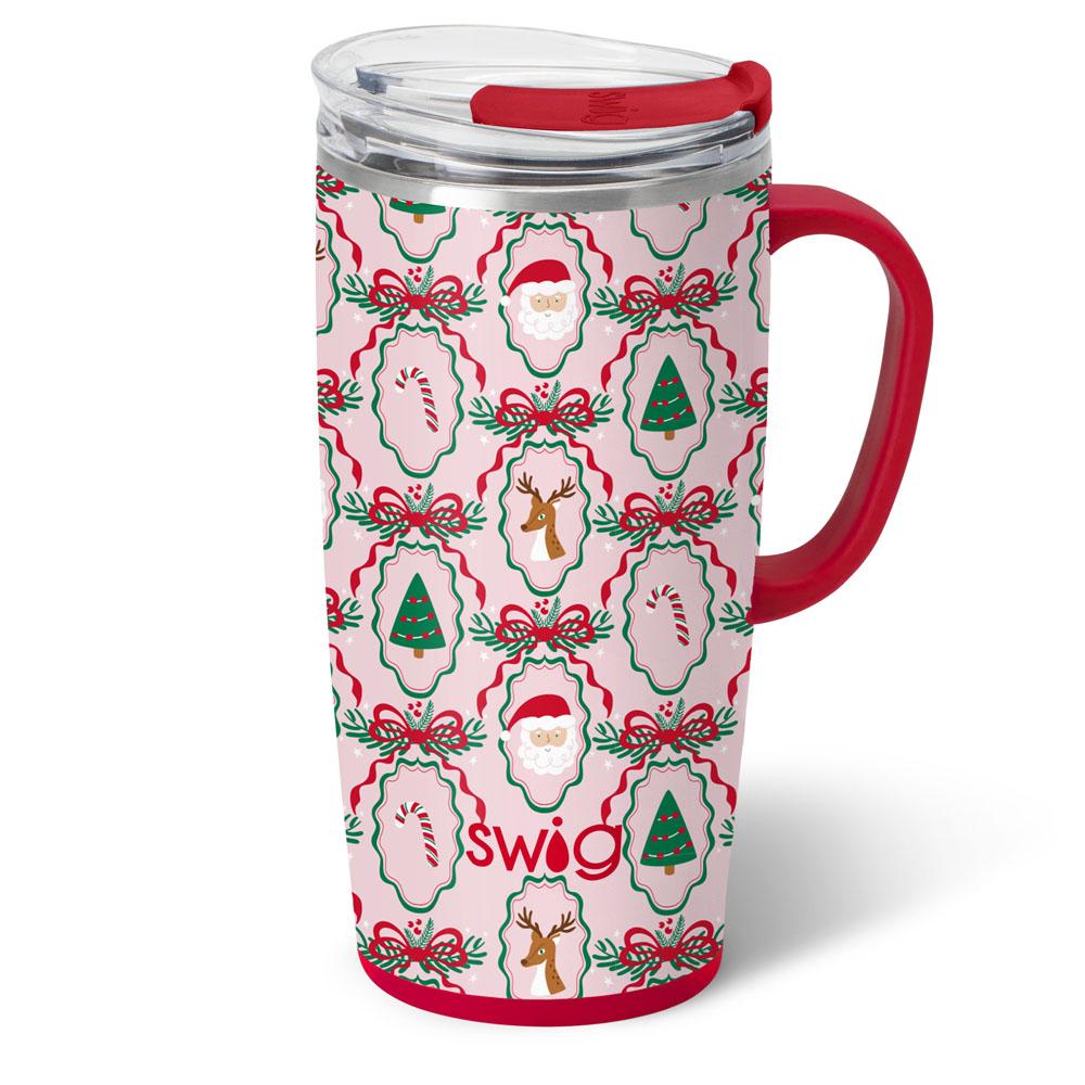 22oz Travel Mug | Christmas Cameos