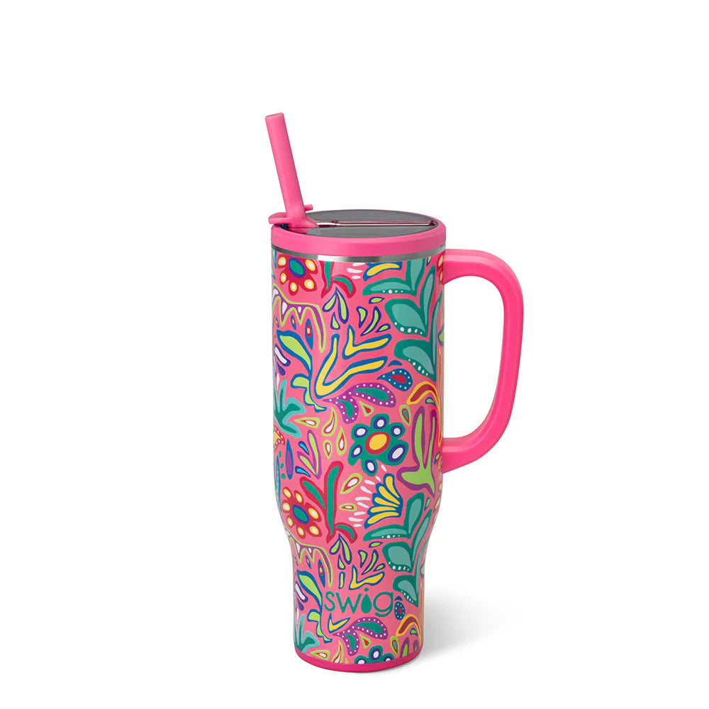 30oz Leakproof To-Go Tumbler | Flora Rosa