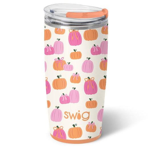 22oz Tumbler | Pumpkins and Bows
