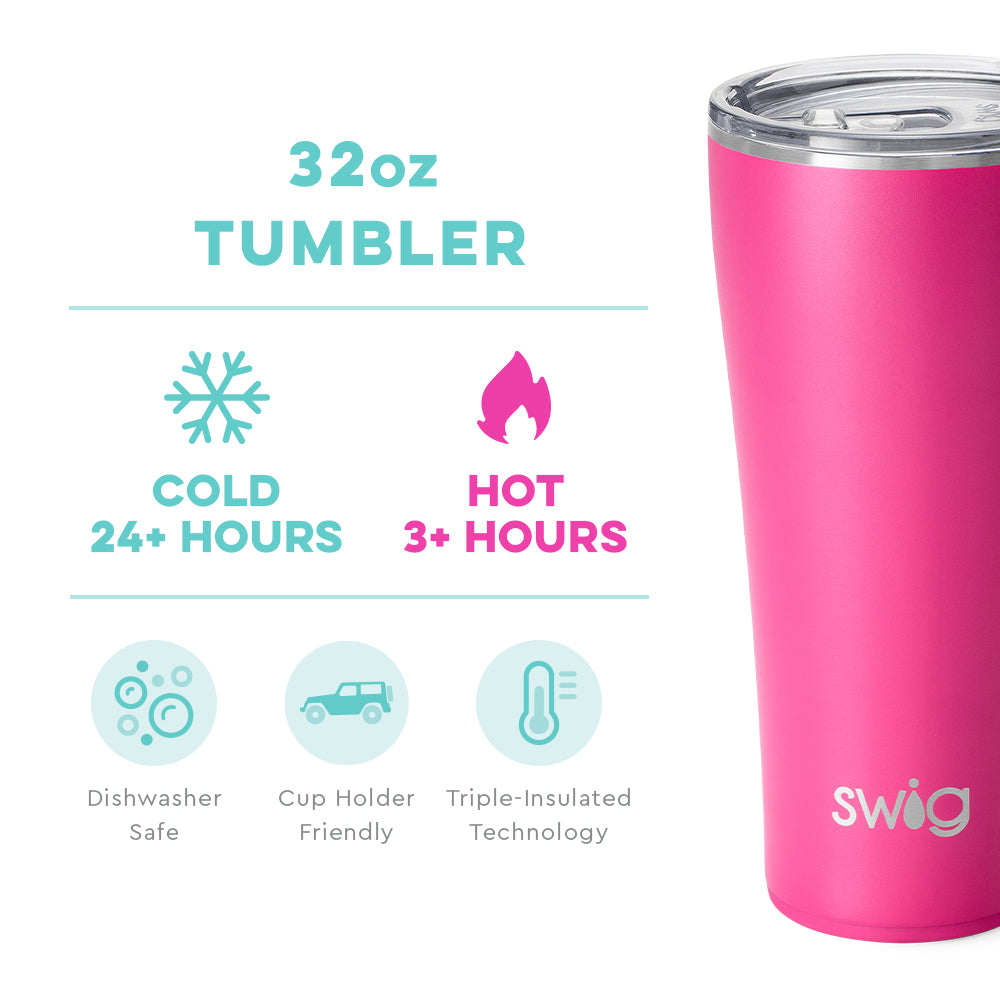 32oz Tumbler | Hot Pink