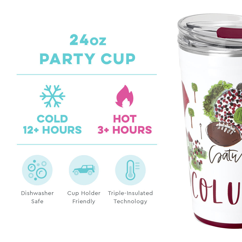 24oz Party Cup | Gameday | Saturdays in Columbia, SC