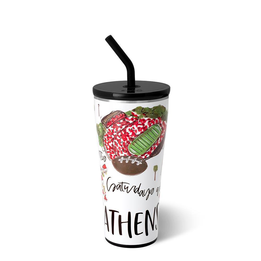 32oz Straw Tumbler | Gameday | Athens