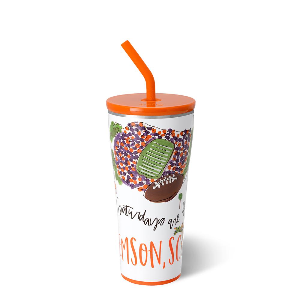 32oz Straw Tumbler | Gameday | Clemson