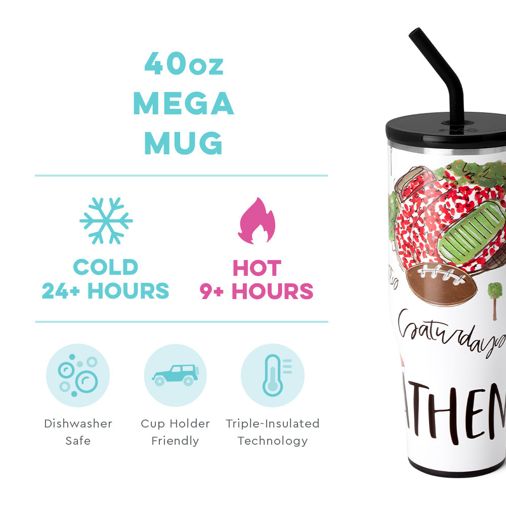 40oz Mega Mug | Gameday | Athens