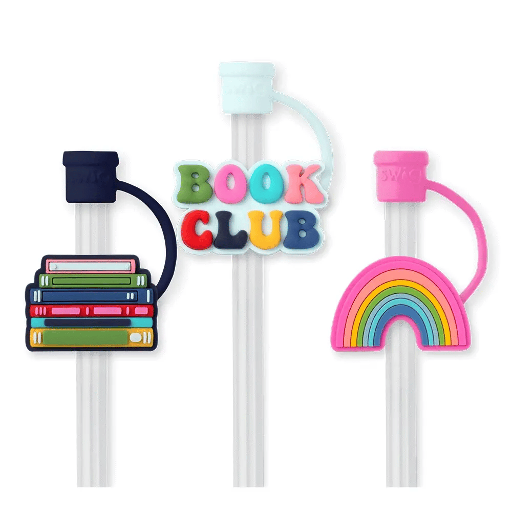 Straw Topper Set | Book Club
