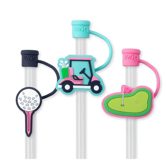 Straw Topper Set | Tee It Up