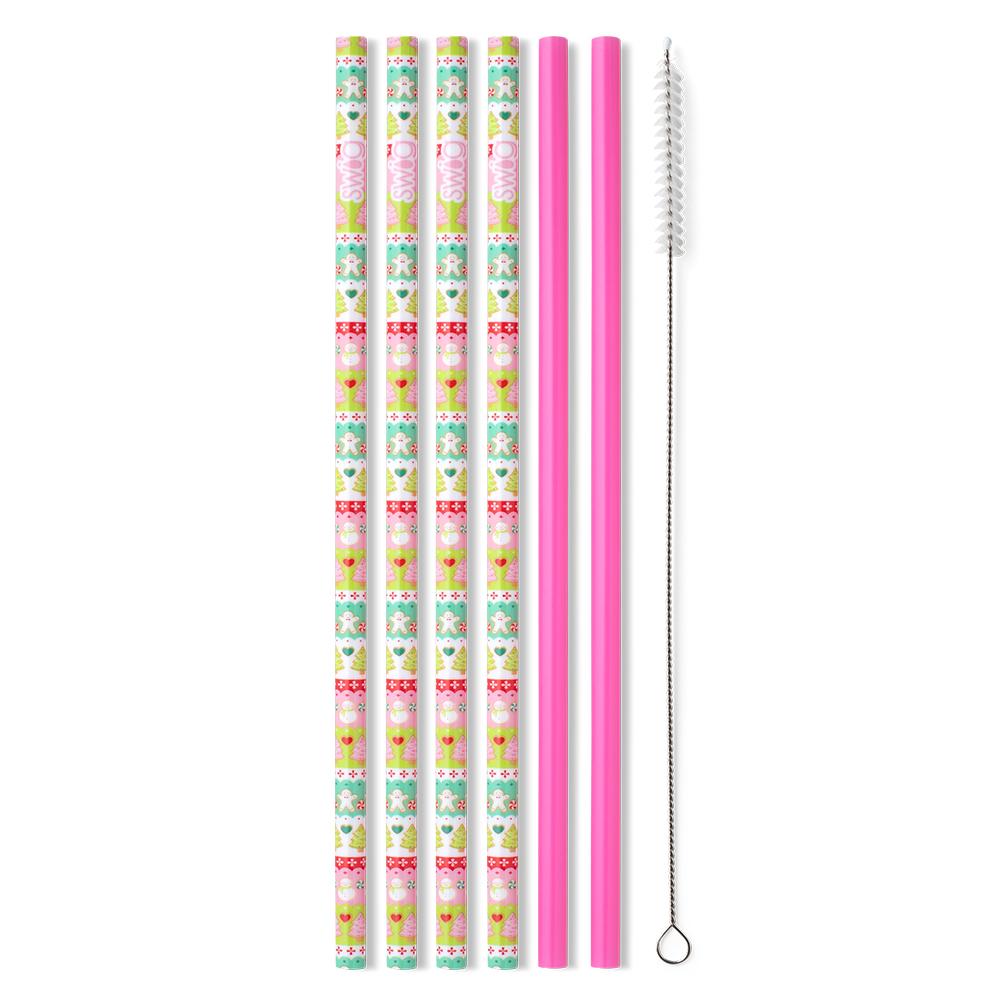 Reusable Straw Set | Cookie Jar + Pink