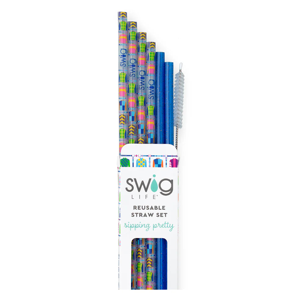 Reusable Straw Set | Jockey Club