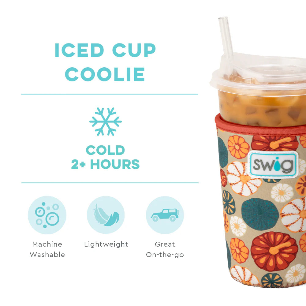 22oz Iced Cup Coolie | Fall Harvest