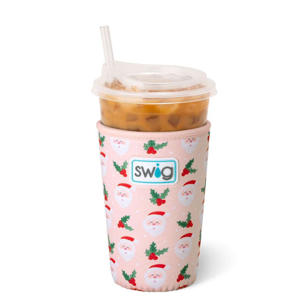 22oz Iced Cup Coolie | Holly Jolly