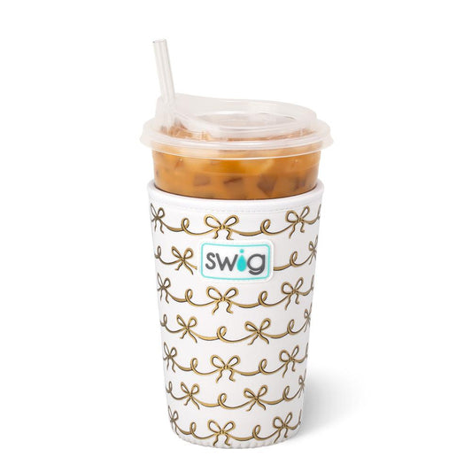 Medium Iced Cup Coolie | Pretty in Pearl