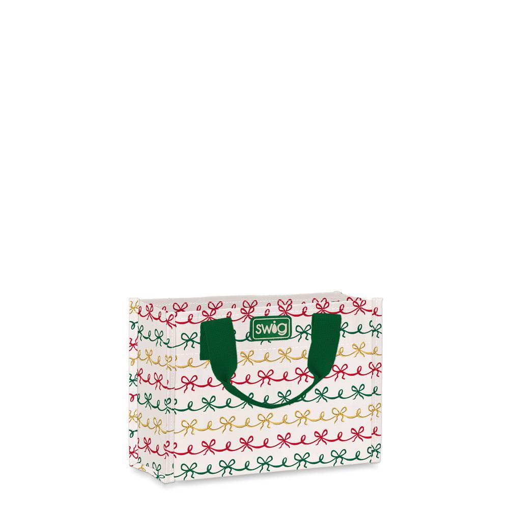 Small Reusable Gift Bag | Christmas Bows