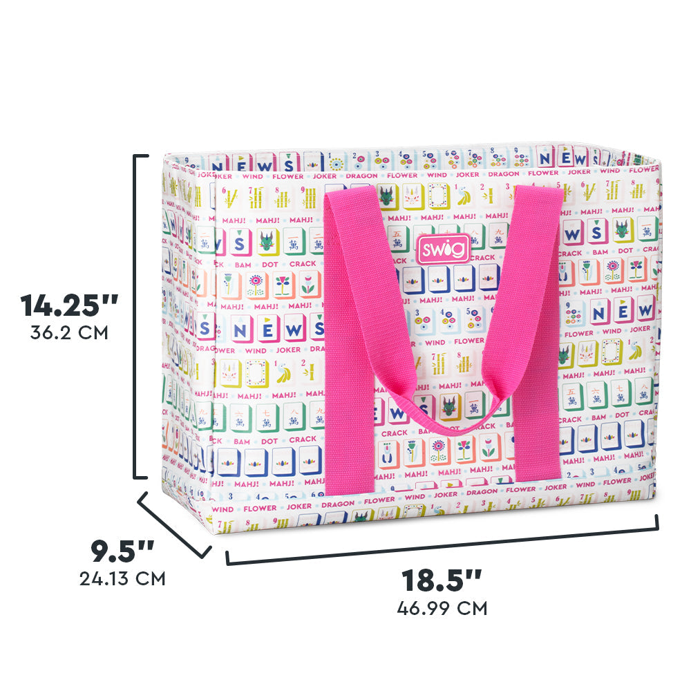 Jumbo Tote Bag | Mahjong