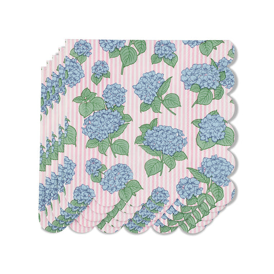 Cocktail Napkins | Hydrangeas